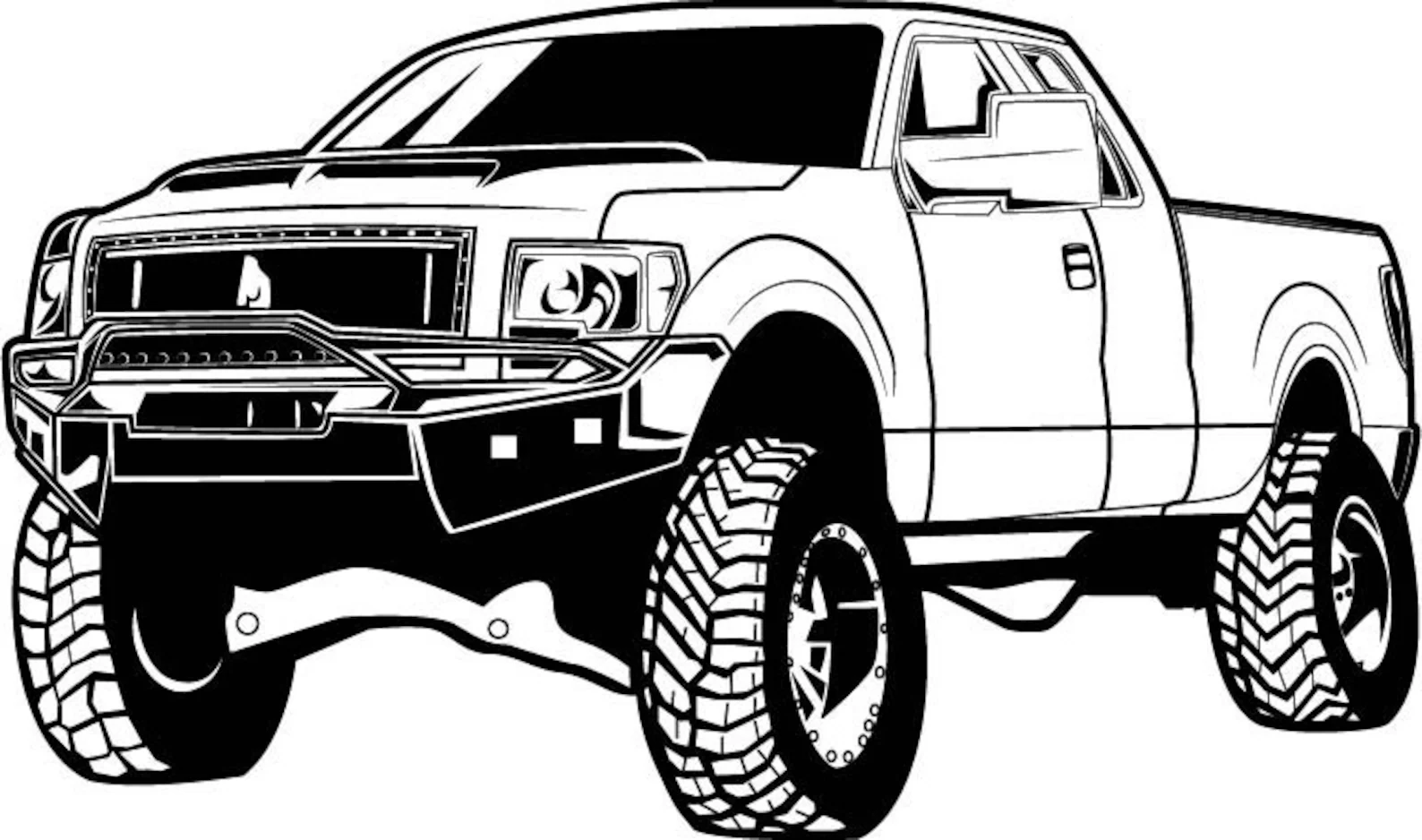 Lifted Truck Diagram